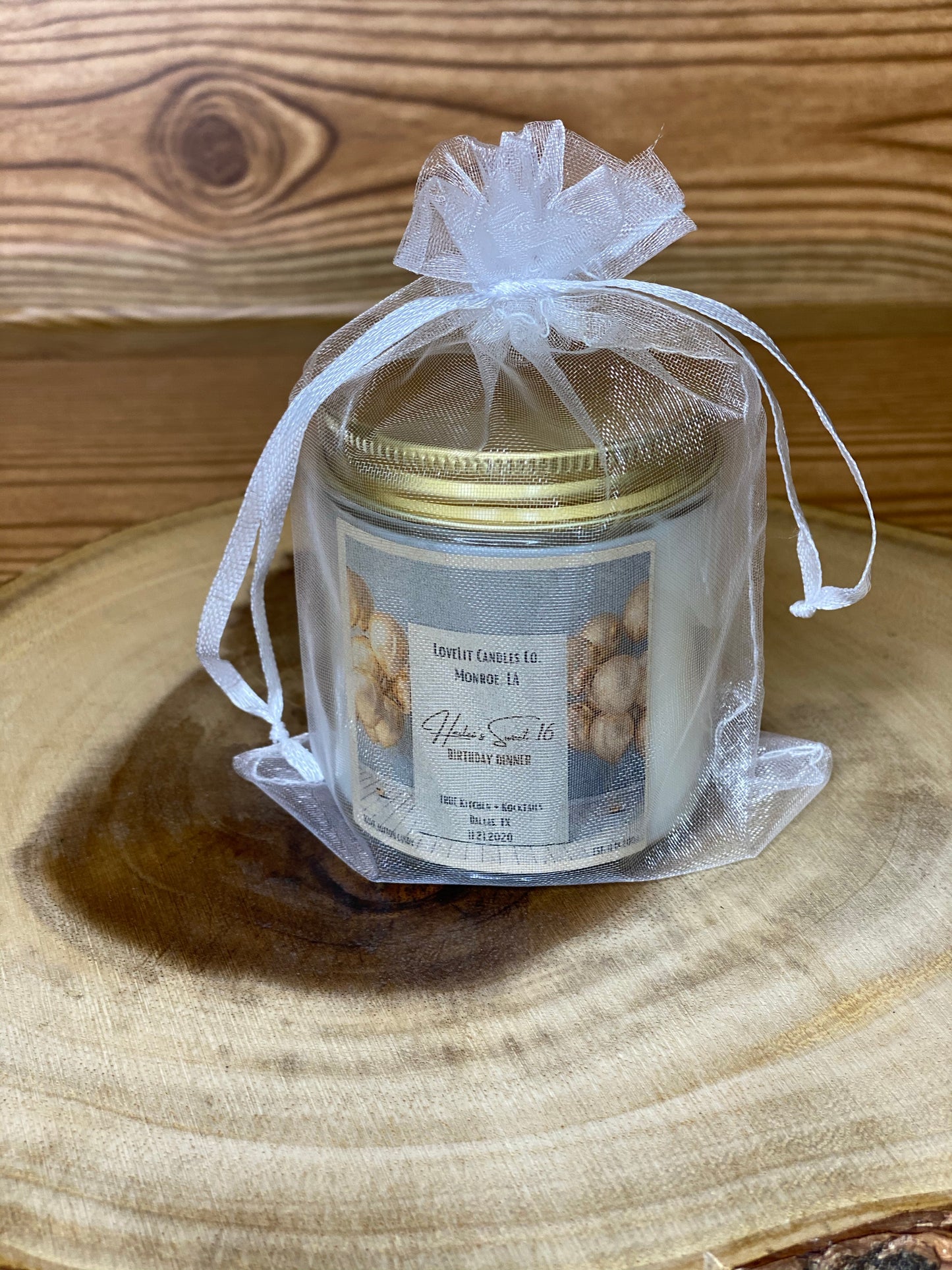 CUSTOM CANDLE FAVORS